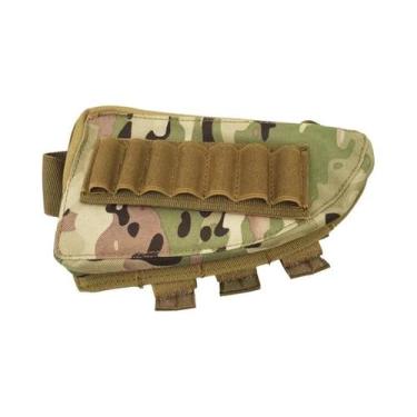 Imagem de Bolsa Tática Multifuncional Para Coronha De Rifle De Caça Com Apoio De