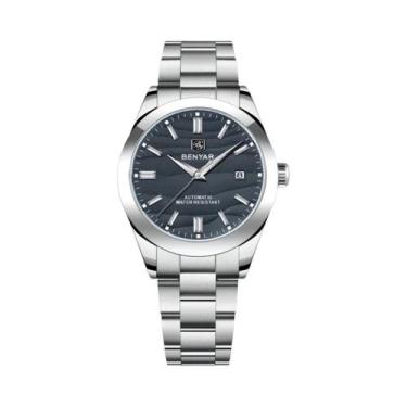 Imagem de Relógio Automático Mecânico De Luxo Masculino 40MM À Prova d'Água Em A