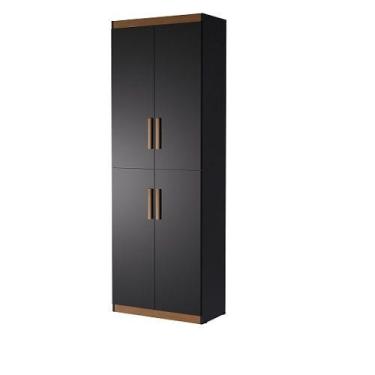 Imagem de Multiuso Flex 4 Portas Preto/Nature - Potenza - Vitamov