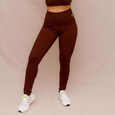 Imagem de Legging Confort Treino Corrida - Coffee - - HNR, G, Coffee