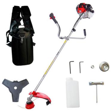 Imagem de Roçadeira lateral a gasolina 2 hp 52cc 2T guidão bicicleta - RT52LS - 