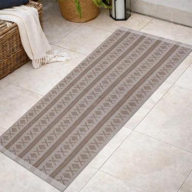 Imagem de Passadeira para Cozinha 1,44m x 47cm Tapete para Corredor Montreal - M