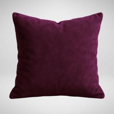 Imagem de Capas de Almofada 50x50cm Suede Premium Ziper Invisivel Decoração Glam