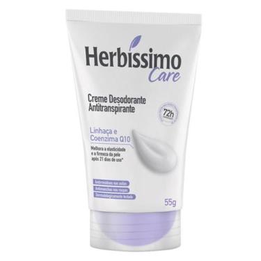 Imagem de Desodorante Creme Herbíssimo Linhaça E Coenzima Q10 55G