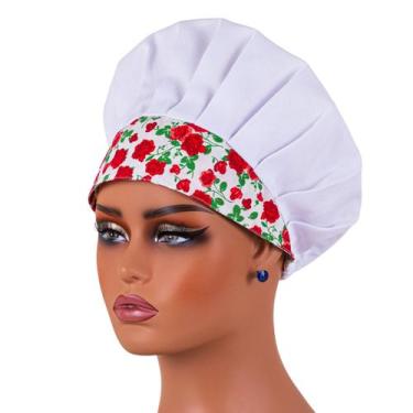 Imagem de Touca Gorro Para Chef Cozinha Unissex Estampas Variadas Cores Outlet D