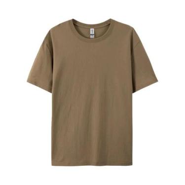 Imagem de Camisetas Femininas 100% Algodão, Sólidas E Esportivas, Manga Curta, B