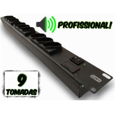 Imagem de Filtro De Linha Régua Rack Rcg 9T Biv 19P Profissional 02 Un