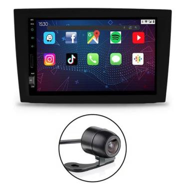 Imagem de Kit Central Multimídia Tela De 7 Polegadas + Câmera de Ré + Moldura do