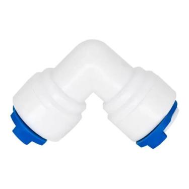 Imagem de Conector Cotovelo Joelho Engate Rápido 3X8 para 5X16 Filtro, Purificad