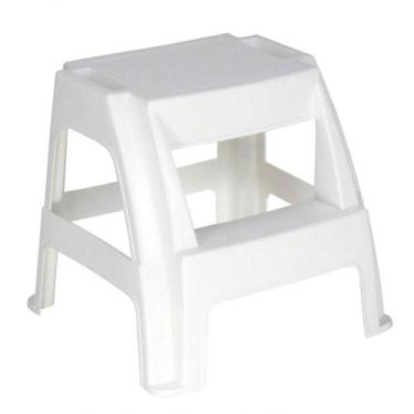 Imagem de Banqueta Escada Tramontina Paiva Branco