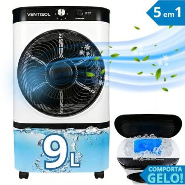 Imagem de Climatizador Umidificador de Ar Evaporativo Ar Frio Portátil Ventisol 