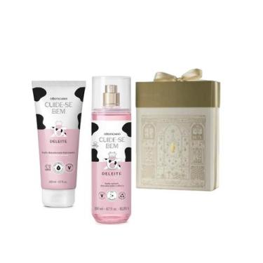 Imagem de Kit Presente Cuide-Se Bem Deleite Perfume E Loção Hidratante - obotica