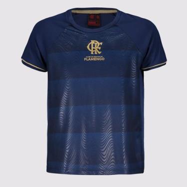 Imagem de Camisa Flamengo Frequência Infantil Marinho - Braziline, 10 ANOS