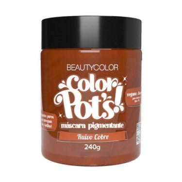 Imagem de Máscara De Tratamento Capilar Beauty Color Pigment Pots Ruivo Cobre