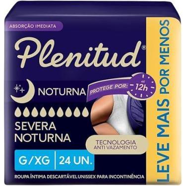 Imagem de Roupa Íntima Adulto Plenitud Pants noturna G/XG 24 un