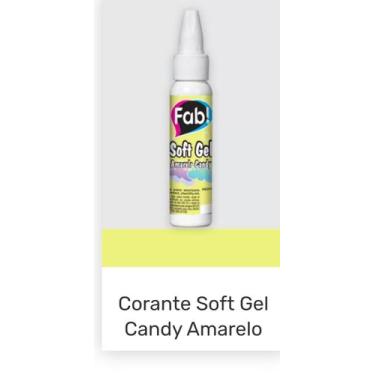 Imagem de Corante Soft Gel Candy Amarelo - FAB , 25g