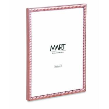 Imagem de Porta Retrato 15x20 Rose Gold em Metal 12526 Mart