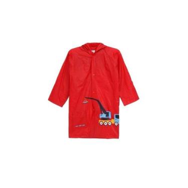 Imagem de Capa de Chuva Infantil Pimpolho Vermelho Caminhão