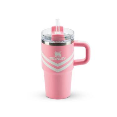 Imagem de Copo Quencher Stanley Com Canudo Com Alça 591ml -, PLUMERIA CHEVRON