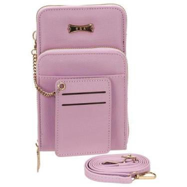Imagem de Bolsa feminina transversal h.e sq2397, Lilás, U