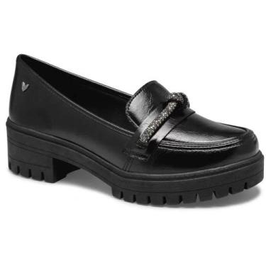 Imagem de Sapato Oxford Loafer Mississipi Q8556 Feminino - Preto - 09698, Preto,