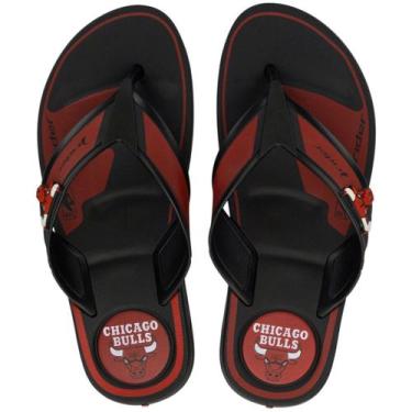 Imagem de Chinelo Masculino Calce Fácil Visual Moderno Start Nba Rider, Preto, V