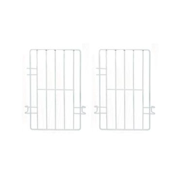 Imagem de Kit 2 Separadores de Cesto Metalfrio Separador Cesto Nextgen para Freezer Aramado 23cm X 14cm Branco