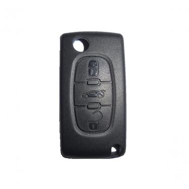 Imagem de Capa de Telecomando Automotivo para Chave Peugeot e Citroen C4 Pallas C5 3 Botões B&S Automotiva