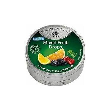 Imagem de Bala Mixed Fruit Drops Cavendish & Harvey Lata 175g - Importado