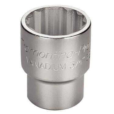 Imagem de Soquete Estriado 33MM 3-4'' Aço Cromo Vanádio Perfil Hyper Drive Tramontina Pro