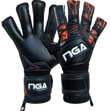 Imagem de Luva de Goleiro NGA Soccer Brio Látex Alemão Profissional 4mm Corte Ge