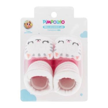 Imagem de Meia Bichinho LED RN Menina Pimpolho 300800