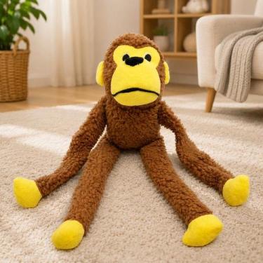 Imagem de Brinquedo Pet Macaco Pelúcia com Apito 45cm - BUPPY PET