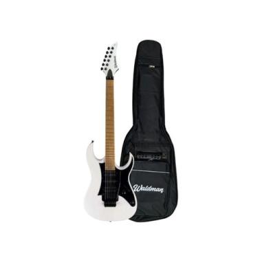 Imagem de Guitarra waldman super strato wig250 wh white c/ bag