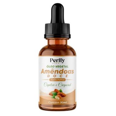 Imagem de Óleo Vegetal de Amêndoas doce 30ml 100% Puro Capilar e Corporal - Perf