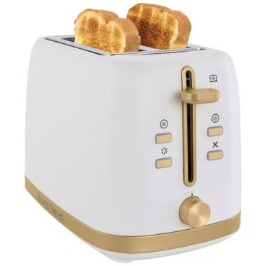 Imagem de Torradeira West Bend Timeless 2 Fatias Branca e Dourada 7 Níveis de Tostagem 900W 110V
