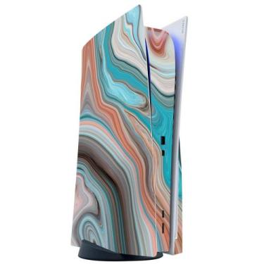 Imagem de Capa para console IT'S A SKIN PS5 Disc Azul-petróleo Marrom