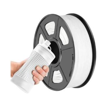 Imagem de Filamento Para Impressora 3D Cinza 95A TPU Flexível 250g 1.75mm Materi