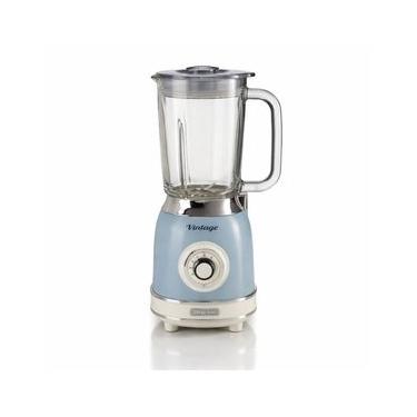 Imagem de LIQUIDIFICADOR ARIETE VINTAGE COM JARRA DE VIDRO 1,5L 4 VELOCIDADES AZUL 127V 00C05890FARBR