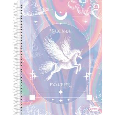 Imagem de Caderno 15 Materias Capa Dura Kbom Feminino 300 Folhas Capa:3 - ANIMAT