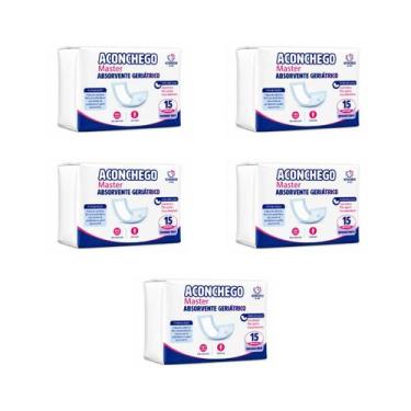 Imagem de 75 Absorventes Geriátricos Aconchego Master 75 Und. Alta Absorção, Con