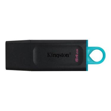Imagem de Pen drive kingston datatraveler exodia preto 64gb usb 3.2 - dtx/64gb