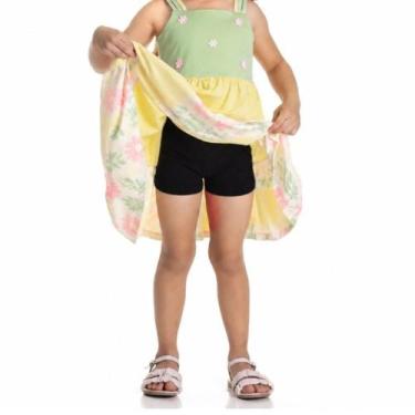 Imagem de Short-boxer-cotton infantil p/ usar com saia vestido infanti - Kukiê, 