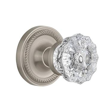 Imagem de Nostalgic Roseta de corda de armazém com maçaneta de porta de cristal