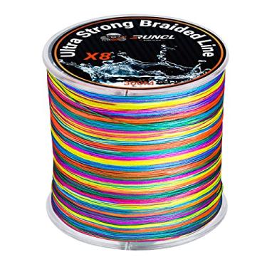 Imagem de (25kg(24.97kgs)/0.286mm/3.0 , 328Yds/300M(8 Strands)) - RUNCL Braided Fishing Line 8 Strands, Ultra Strong Braided Line - Smaller Diameter, Zero Memory, Zero Extension, Multiple Colours - 1093Yds/1000M 546Yds/500M 328Yds/300M 109Yds/100M, 5.4-45kg