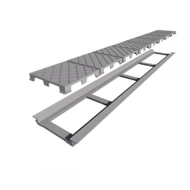 Imagem de Ralo Linear Infinity Plus Pvc 130cm Com Acabamento Oculto Li