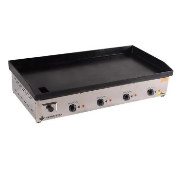 Imagem de Chapa Lanche Elétrica 220v 100x50 Cm E 6,3 Mm Espessura CE100 Venâncio