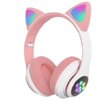 Imagem de Fones De Ouvido Cat Orelha Bluetooth 5.0 Baixo Ruído Headset