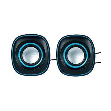 Imagem de Caixa de Som 6W RMS GT Sound 2.0 - Preto/Azul | Goldentec