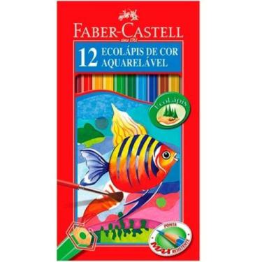 Imagem de Lápis De Cor 12 Cores Aquarelável Faber-Castell